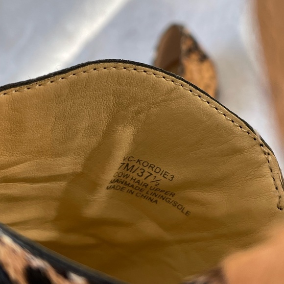 Vince Camuto Animal Print Cow Hair Flats - Picture 11 of 13